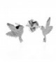 Doting Flight Textured Sterling Earrings