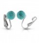 Bling Jewelry Reconstituted Turquoise Earrings