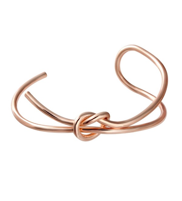 SENFAI Personally Heart Knot Bracelet & Bangles Simple Handmade Adjustable - CY12DF0C7TF