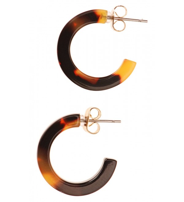 L. Erickson Skinny Small Hoop Earrings - Tokyo - C311DJEGZIH