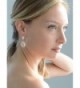Mariell Earrings Oval Cut Pear Shaped Teardrop in Women's Drop & Dangle Earrings