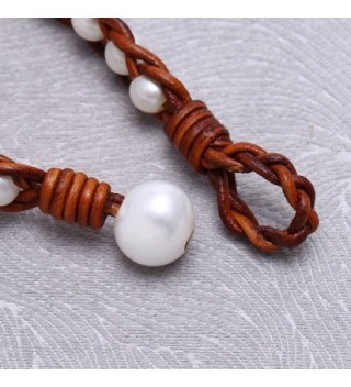 Braided Cultured Freshwater Bracelet Genuine in Women's Strand Bracelets