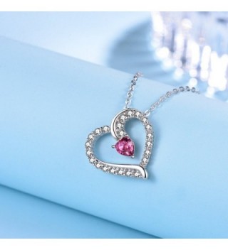 Anniversary Sapphire Swarovski Necklace Birthstone