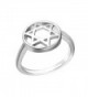 U7 Unisex Jewish Jewelry Fashion Gold Plated Star of David Ring- Size 6 to 11 - platinum-plated - CJ12N4YA8N8