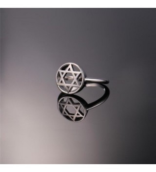 Fashion Religious Jewish Jewelry Platinum in Women's Band Rings