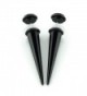 Solid Black Acrylic Tapers Cheaters