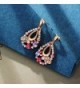 Neoglory Jewelry Multicolor Rhinestone Earrings