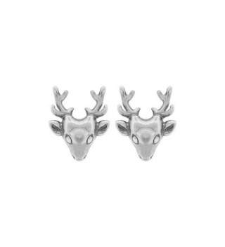 Boma Sterling Silver Deer Stud Earrings - C711HEKQ9OH