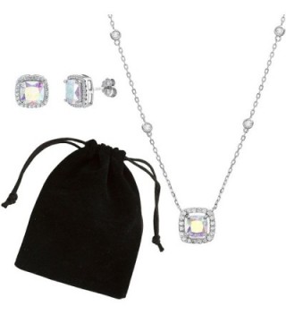 Lesa Michele Zirconia Borealis Sterling in Women's Jewelry Sets