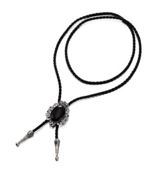 Gothic Vintage Necktie Necklace Leather in Women's Choker Necklaces