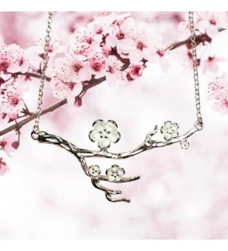 Blossom Sterling Pendant Necklace Perfect in Women's Pendants