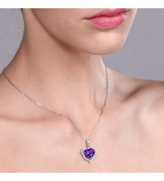 Purple Amethyst Sterling Silver Pendant in Women's Pendants