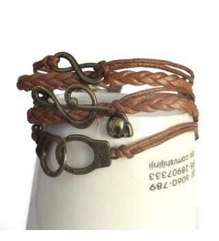 Valentine Infinity Braided Multilayer Bracelet in Women's Wrap Bracelets