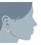 Yellow Shiny Heart Earrings Diameter in Women's Hoop Earrings