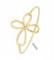 MANZHEN Dainty Open Irish Celtic Love Knot Bangle Sideways Cross Wrap Bangle Bracelet for Women - CY12NB5XAQZ