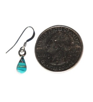 Handcrafted Tear drop Silver Stabilized Turquoise