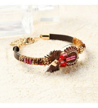 Bohemian Multi Colored Crafted Simulated Bracelet