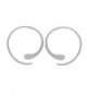 Boma Sterling Silver Pull Through Hoop Earrings - C717YSNDIRU