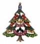 Multi-Color Christmas Tree Pin Brooch - CH115MZUMJT