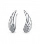 Guardian Feather Sterling Silver Earrings in Women's Cuffs & Wraps Earrings