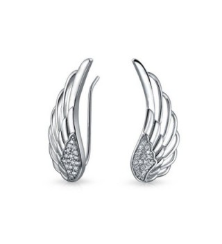 Guardian Feather Sterling Silver Earrings in Women's Cuffs & Wraps Earrings