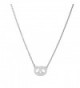 Spinningdaisy Handcrafted Brushed Metal Panda Head Necklace - CJ11YBMS84F