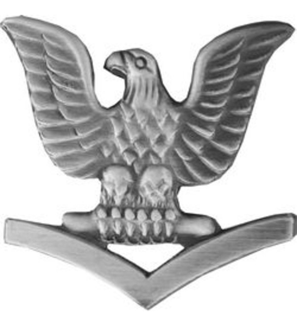 Petty Officer 3rd Class (Left) Lapel Pin or Hat Pin - CM110ALN3R7