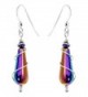 Body Candy Handcrafted 925 Silver Rainbow Drop Earrings Created with Swarovski Crystals - CM12O3BQ1LI