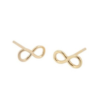 Infinity Earrings Plated Sterling 6939