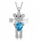 QIANSE Necklace Swarovski Granddaughter Christmas