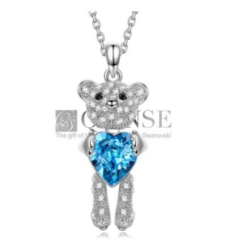 QIANSE Necklace Swarovski Granddaughter Christmas