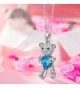 QIANSE Necklace Swarovski Granddaughter Christmas in Women's Pendants