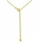 Sideways PETITE Necklace Horizontal Pendant in Women's Chain Necklaces