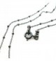 Oxidized Sterling Silver Necklace Necklace All