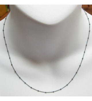 Oxidized Sterling Silver Necklace Necklace All in Women's Chain Necklaces