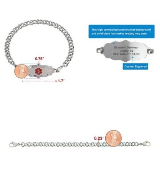 Divoti Engraved Victorian Bracelet Chain TP