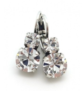 Mariana Swarovski Crystal Silver Earrings Clear with Clear 001001 On A Clear Day - CK12N411RXC