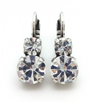 Mariana Swarovski Crystal Silver Earrings