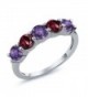 Sterling Amethyst Rhodolite Wedding Available - CL120ZP3VCF