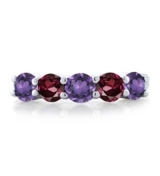 Sterling Amethyst Rhodolite Wedding Available