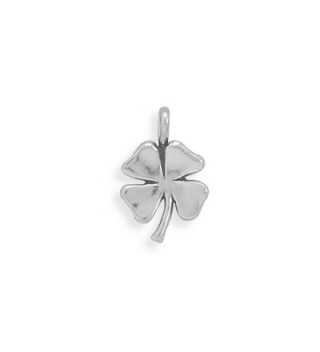 4 Leaf Clover Shamrock Charm Sterling Silver- Made in the USA - CT112WKN9SX
