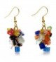 Murano Glass Millefiori Earrings 'Mystique Of Venice' Pricegems Museum Store - C311EY7N5GN