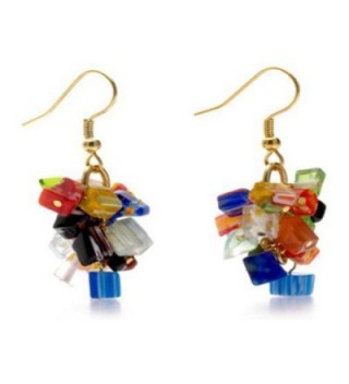 Murano Millefiori Earrings Mystique Pricegems