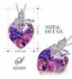 SIVERY Butterfly Pendant Necklace Swarovski