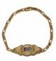 Cuba Flag Gold Plated Bracelet in Women's ID Bracelets