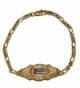 Cuba Flag Gold Plated Bracelet in Women's ID Bracelets