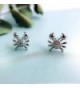 Helen Lete Rhinestone Sterling Earrings