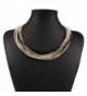 Chunky Choker Collar Strands Necklace