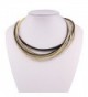 Chunky Choker Collar Strands Necklace in Women's Chain Necklaces