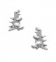 chelseachicNYC Matte Finish T Rex Dinosaur Earrings - C612ET46GMF